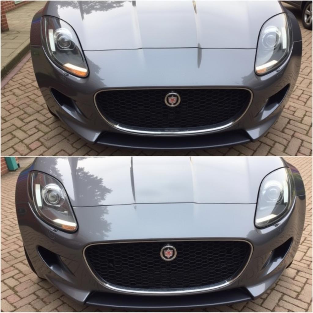 Finished car bumper repair by a specialist in Buckinghamshire