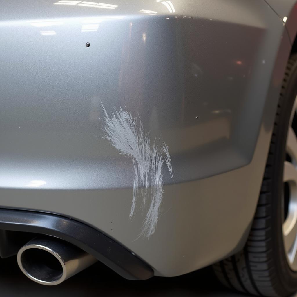 Car Bumper Scratch Damage in Barnsley