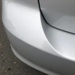 Car bumper with scratch damage in Salisbury