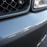 Minor Scratch on Car Bumper