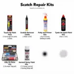 Car Bumper Scratch Repair Kit Types in India