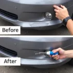 Car bumper scratch repair in the Philippines