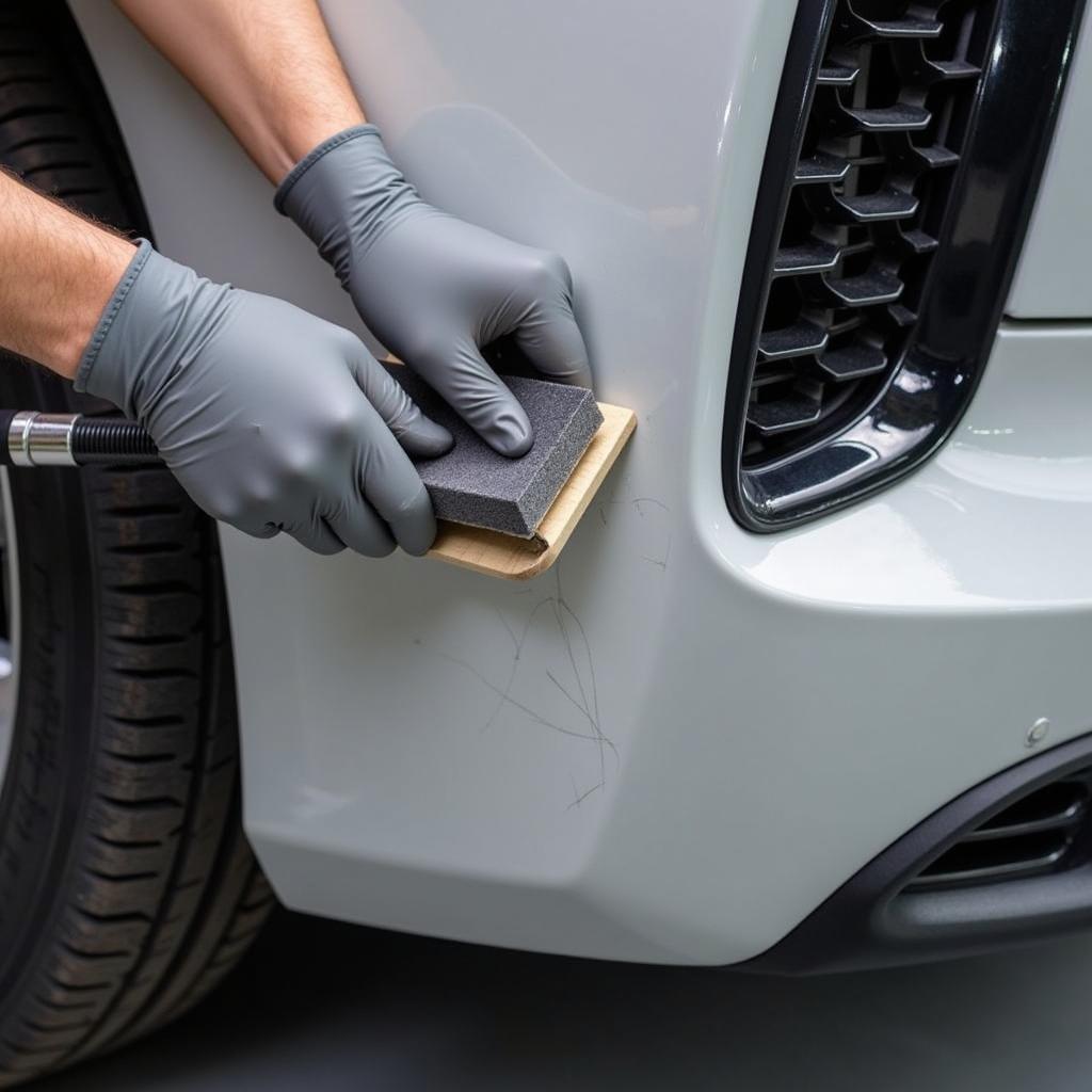 Car Bumper Scratch Repair Swindon