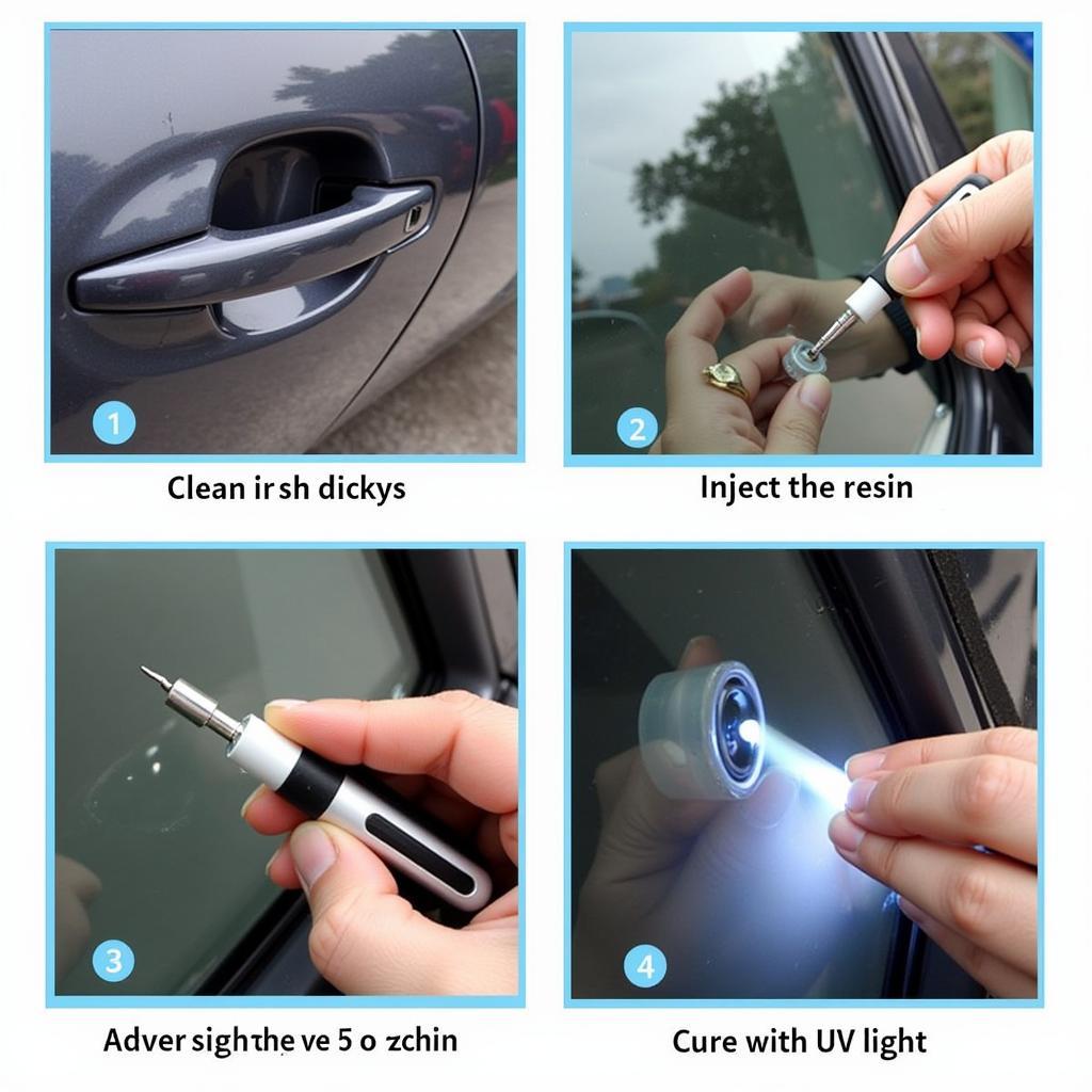 Car Chip Window Repair Process