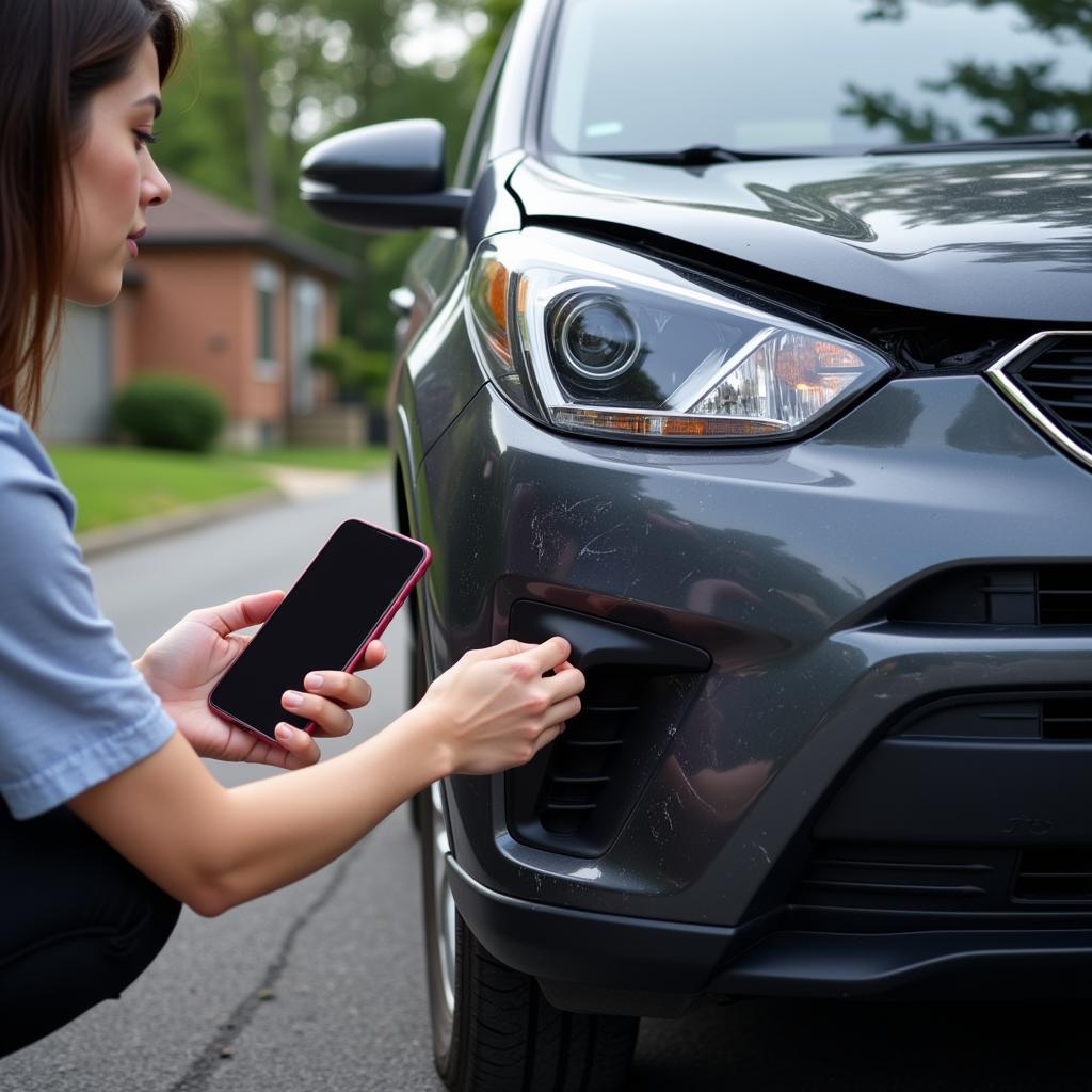 Car Damage Assessment Near Watford Vicarage Road