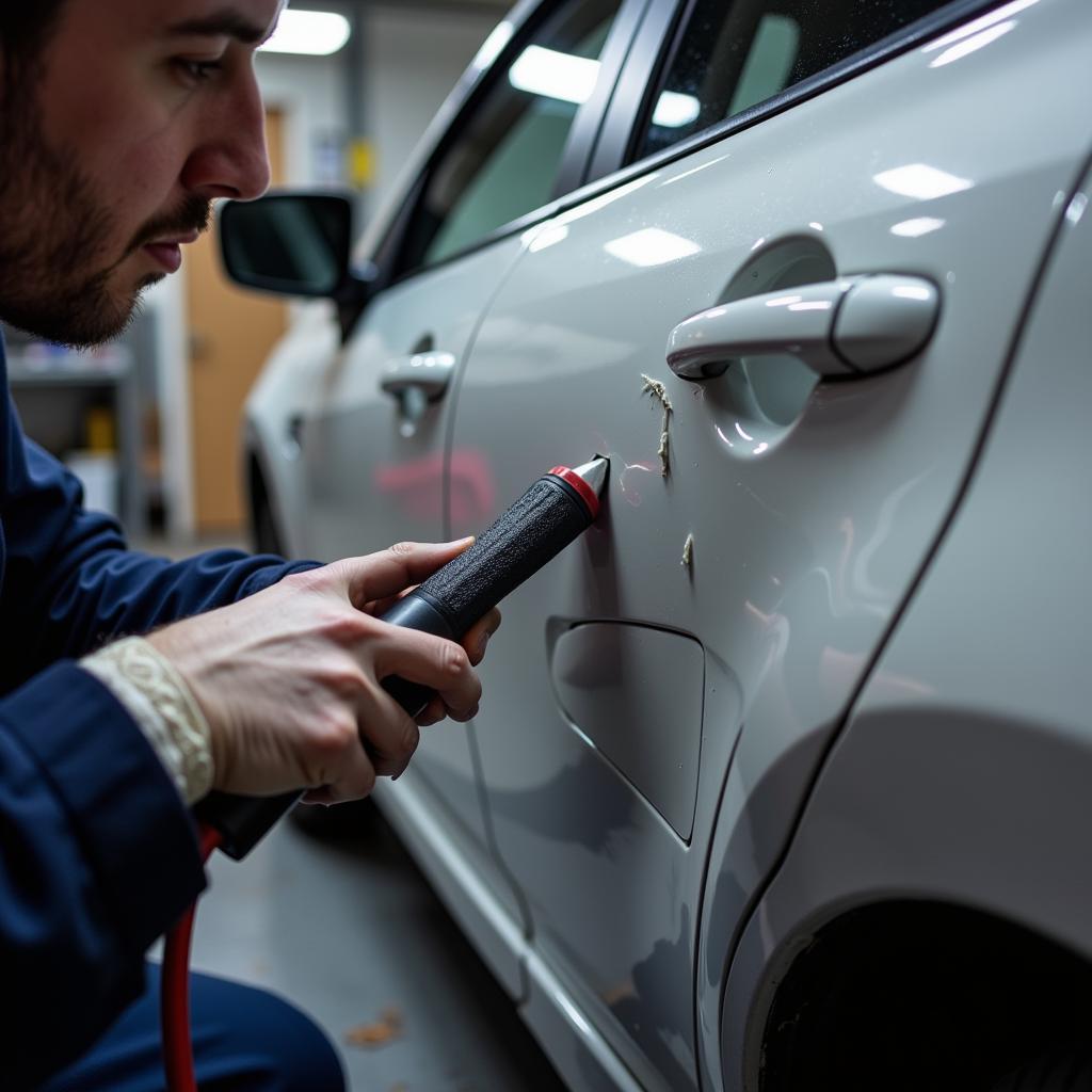 Car Dent Repair Process in Biggin Hill