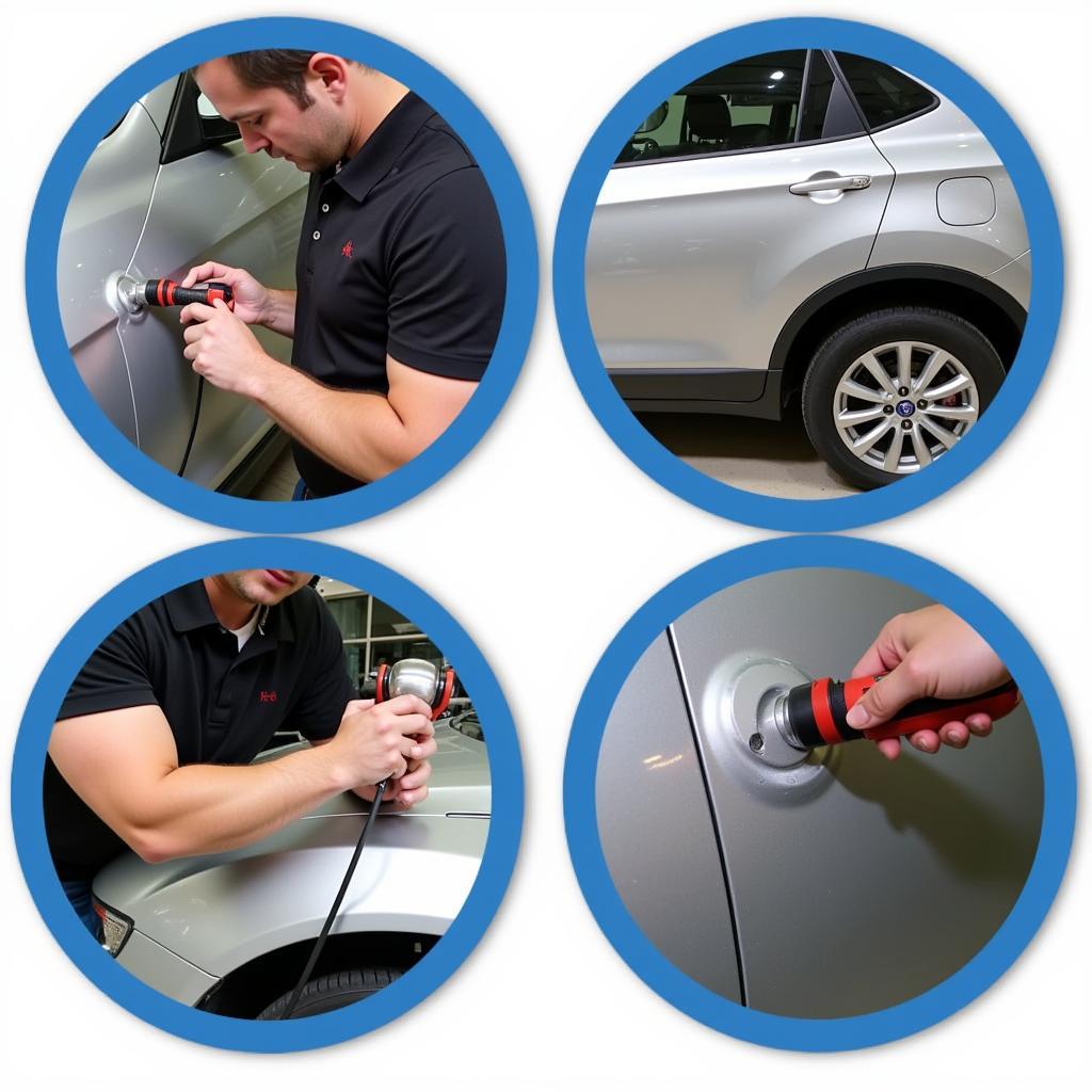 Car Dent Repair Process in Hillington