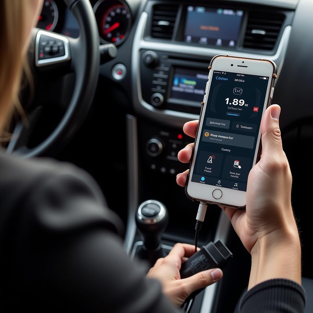Car Diagnostic App in Action