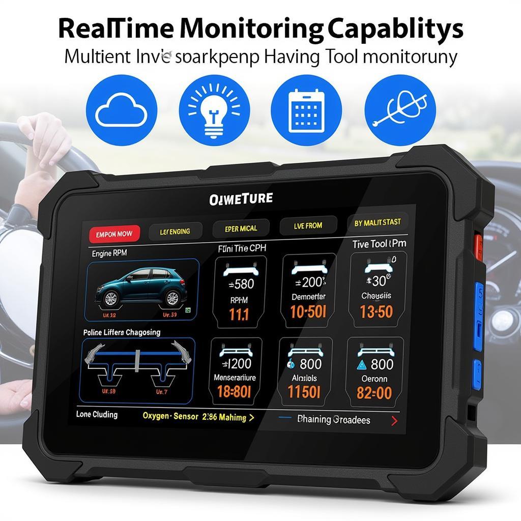 Car Diagnostic Tool 2018 Live Data Display