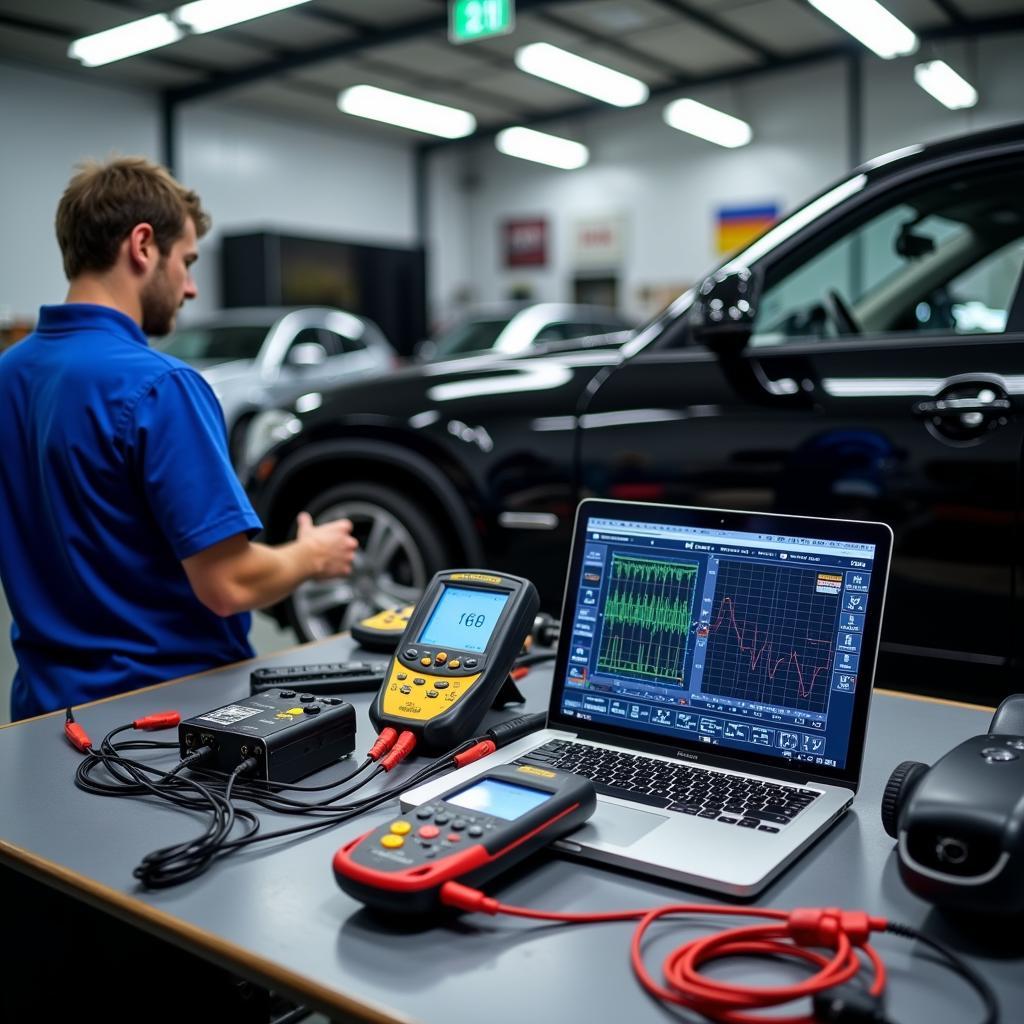 Modern Car Diagnostic Tools in a New Zealand Workshop