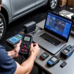 Car Diagnostic Tools in Use