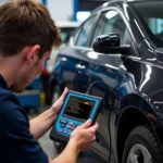 Car Diagnostics Tools in Use at an Umhlanga Ridge Garage