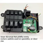 Car Door Window Switch Panel Components Explored