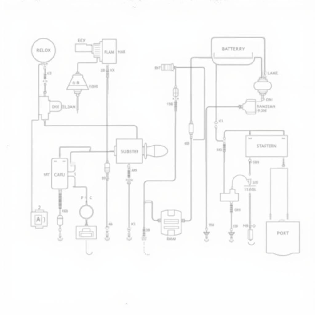 Car Electrical System Diagram