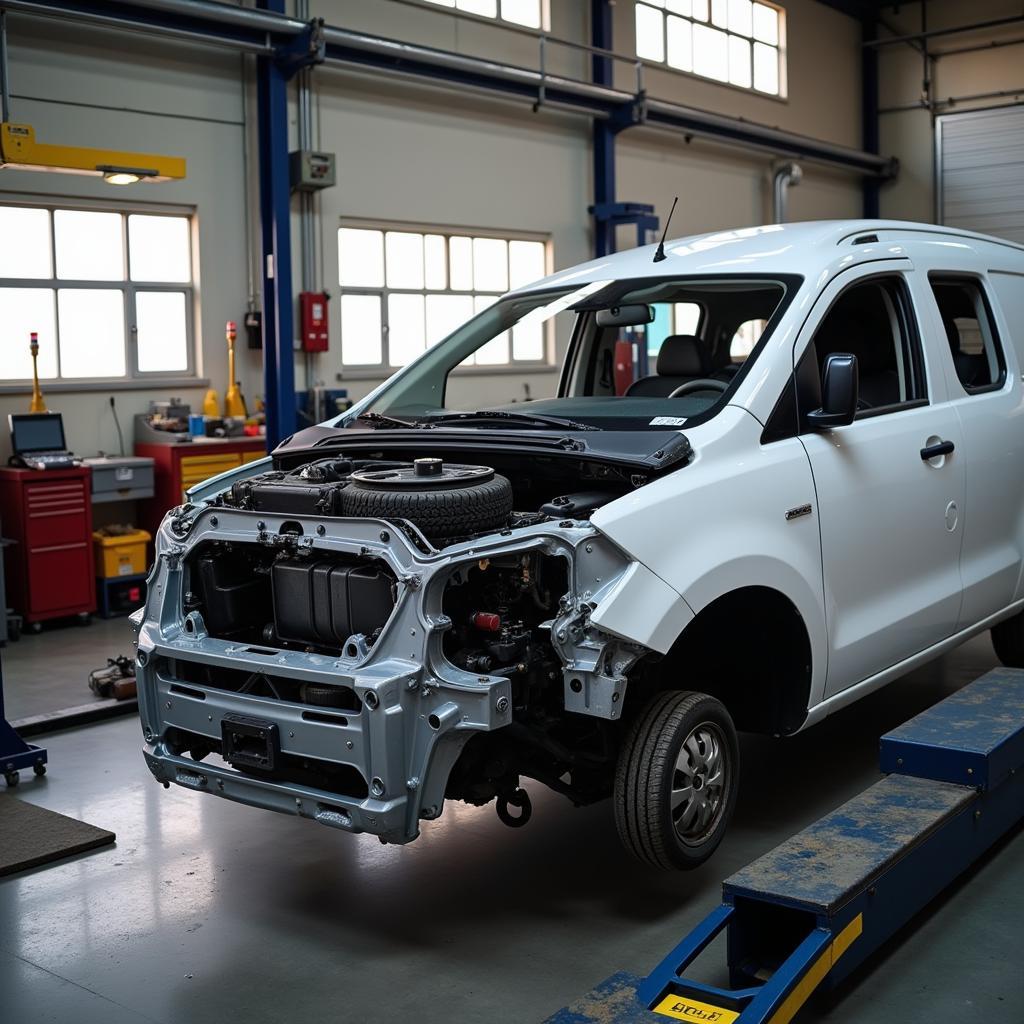 Car Frame Straightening Process in Collision Repair