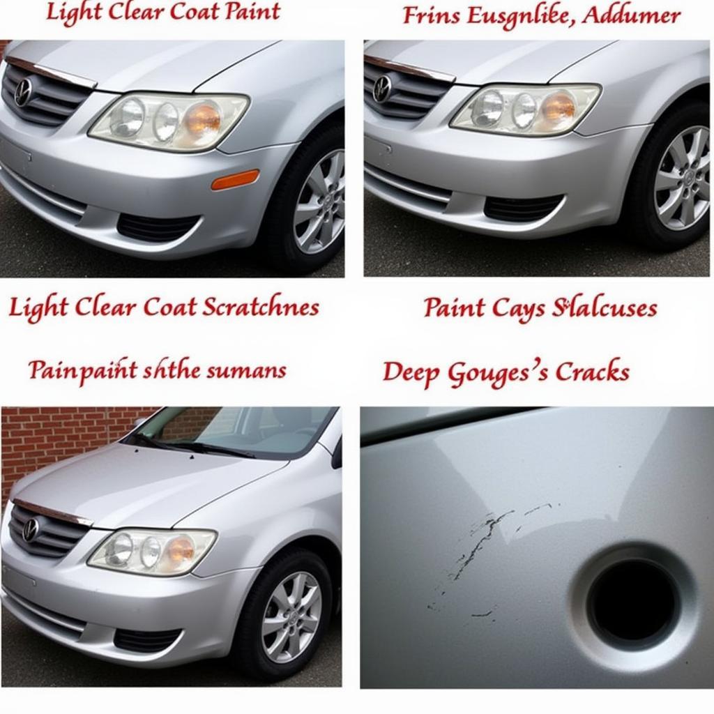 Types of Car Front Bumper Scratches