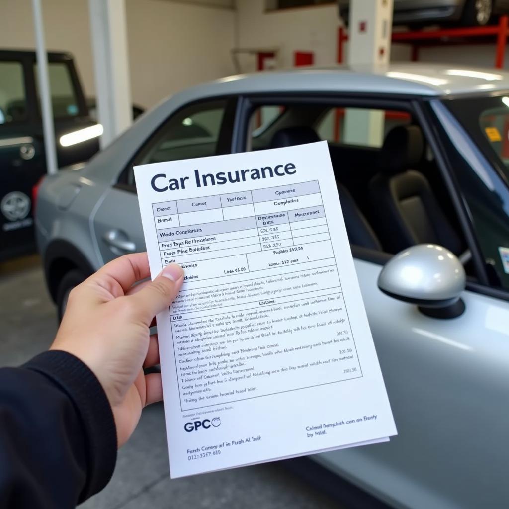 Car Insurance Documents for Repair in Galway