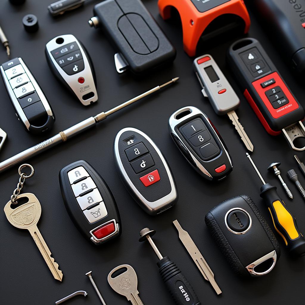 Various Car Keys and Tools for Repair in Hull