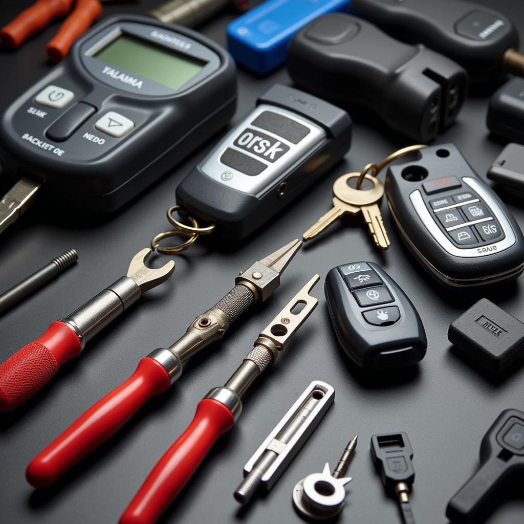 Car Key Repair Tools and Equipment