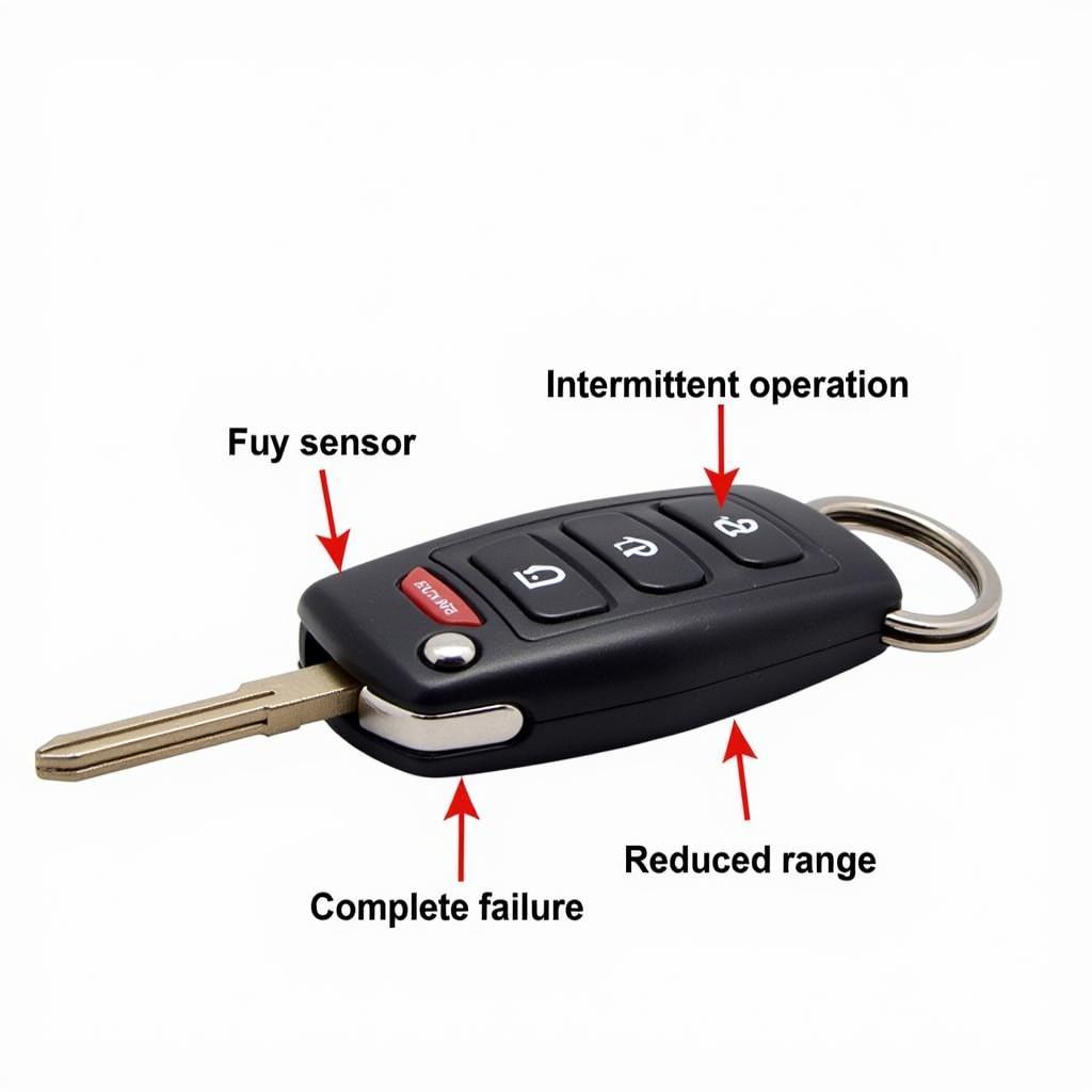 Car Key Sensor Malfunction Symptoms