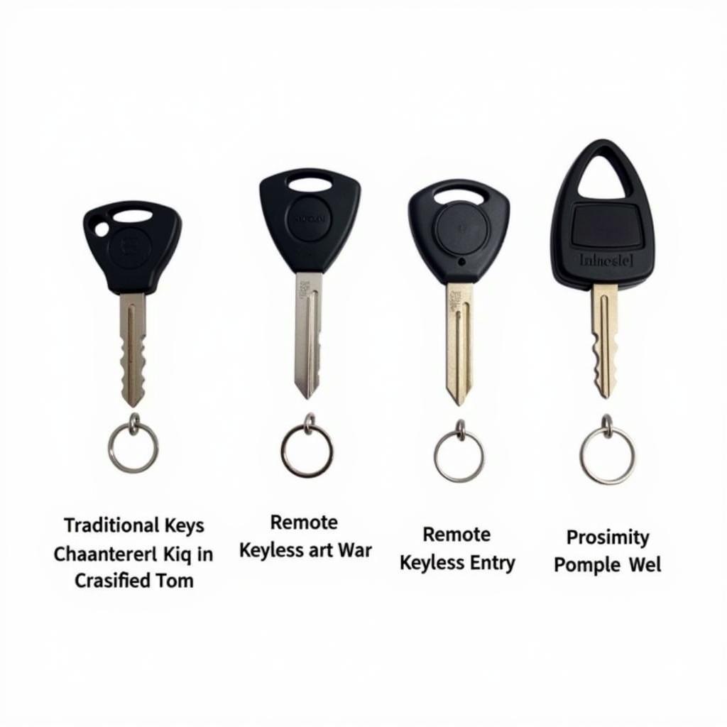 Different Car Key Types Near 3035