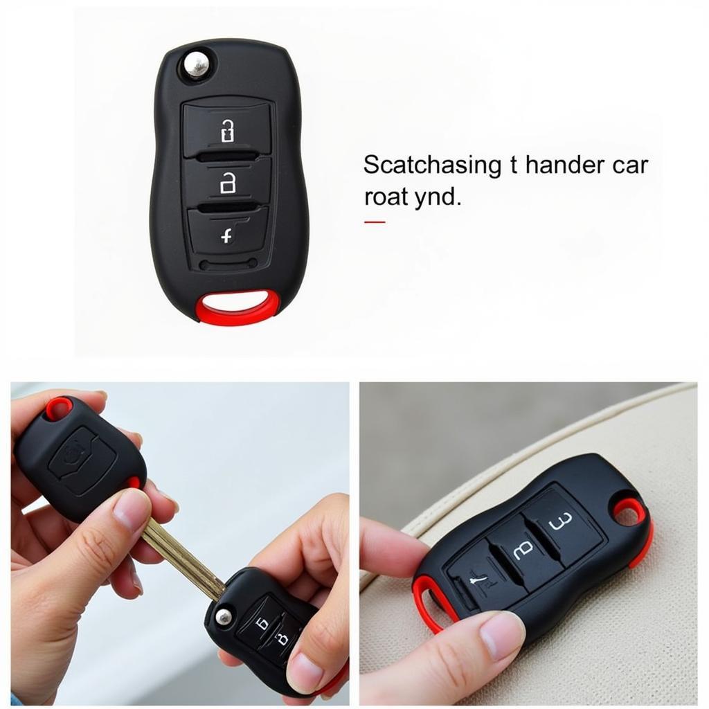 Car Key with Protective Cover