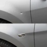 Car Paint Chip Repair Before & After in Cork