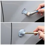 Car Paint Chip Repair Touch Up Process