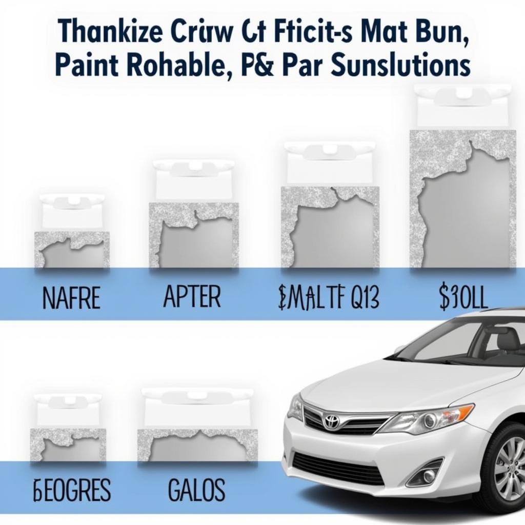 Car Paint Chip Size Comparison