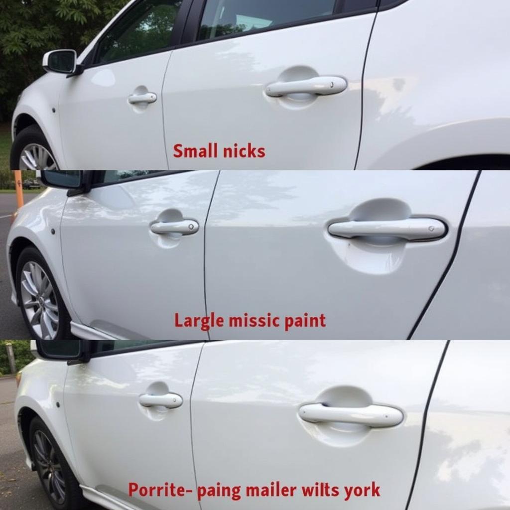 Car Paint Chip Size Comparison