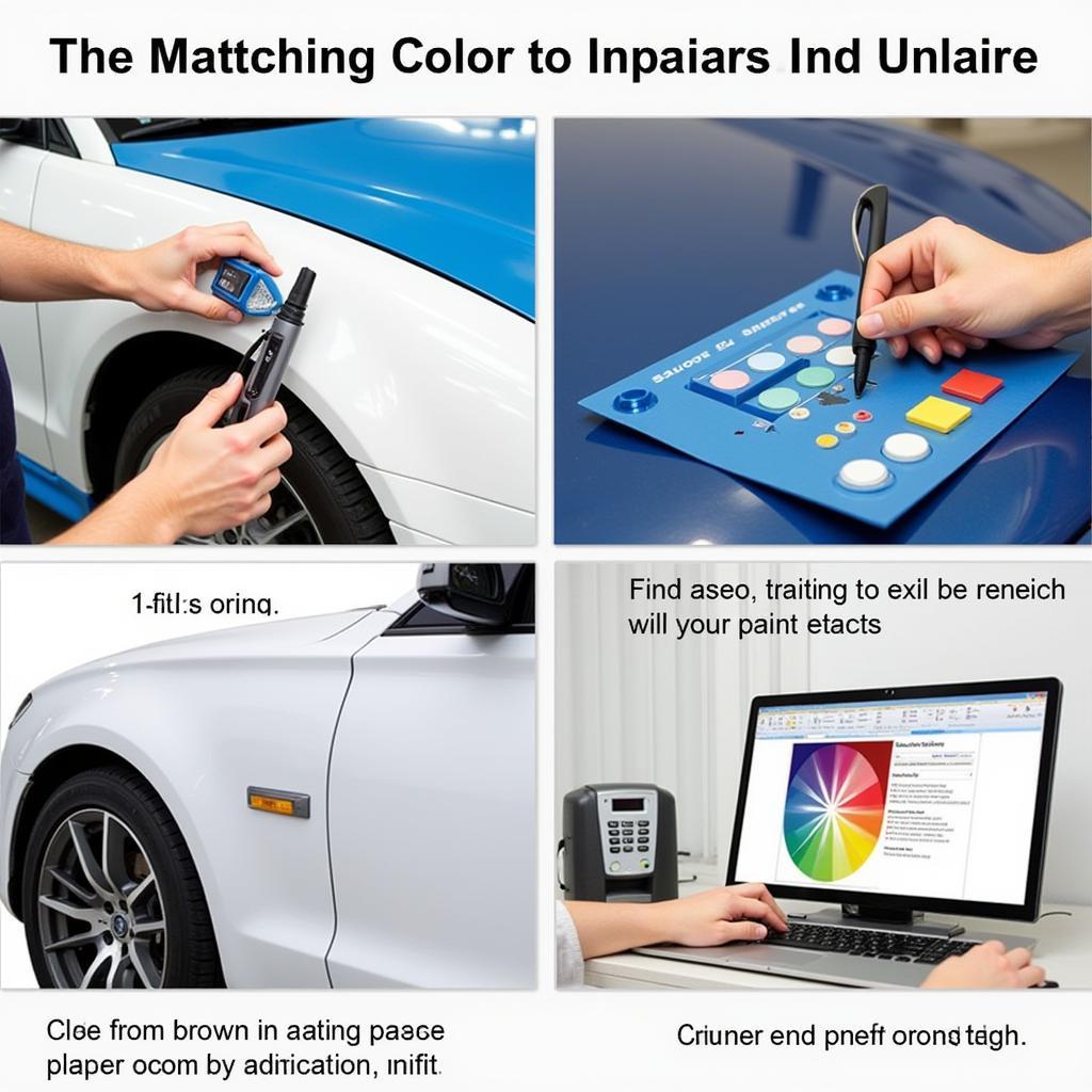 Car Paint Color Matching Process