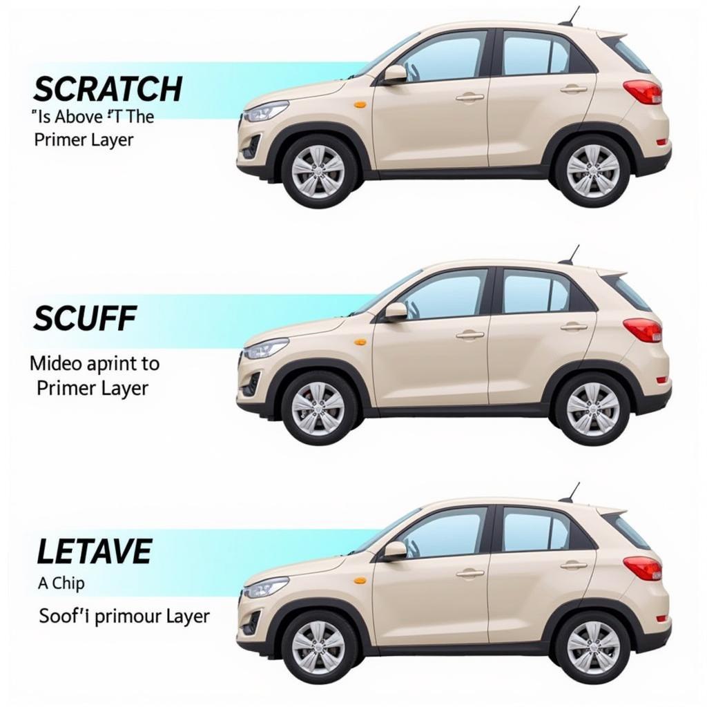 Car Paint Damage Assessment Above Primer