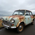 Car paint damage due to Norfolk's coastal weather