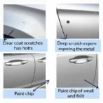 Types of Car Paint Damage - Scratches, Chips, Dents, Fading