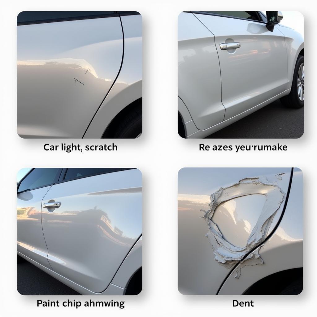 Types of Car Paint Damage: Scratches, Chips, and Dents