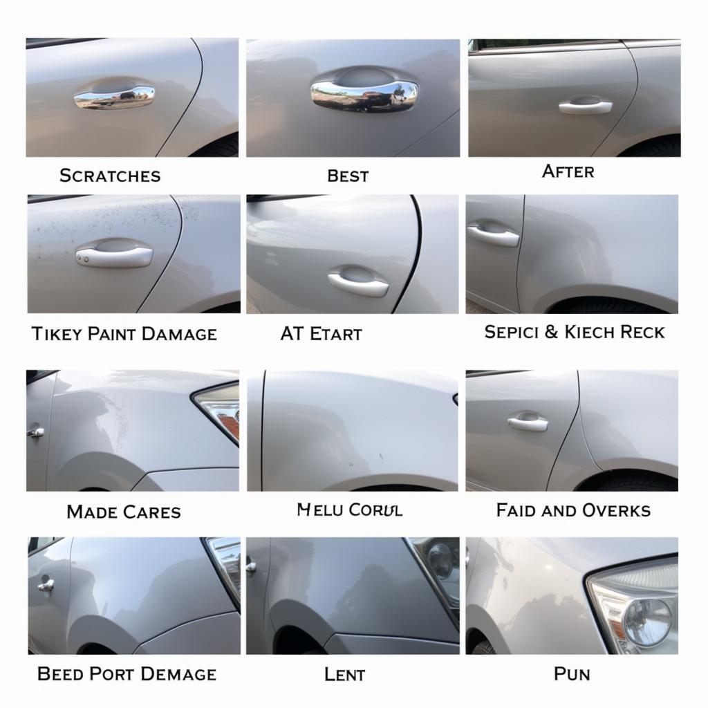 Different Types of Car Paint Damage in Atlanta