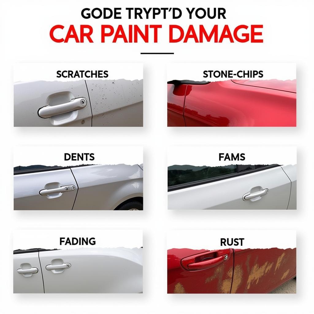 Types of Car Paint Damage in Bridgend