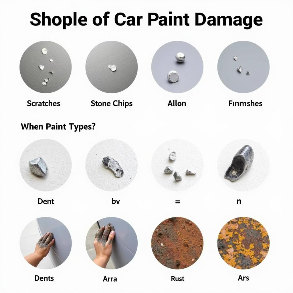 Types of Car Paint Damage in Chippenham