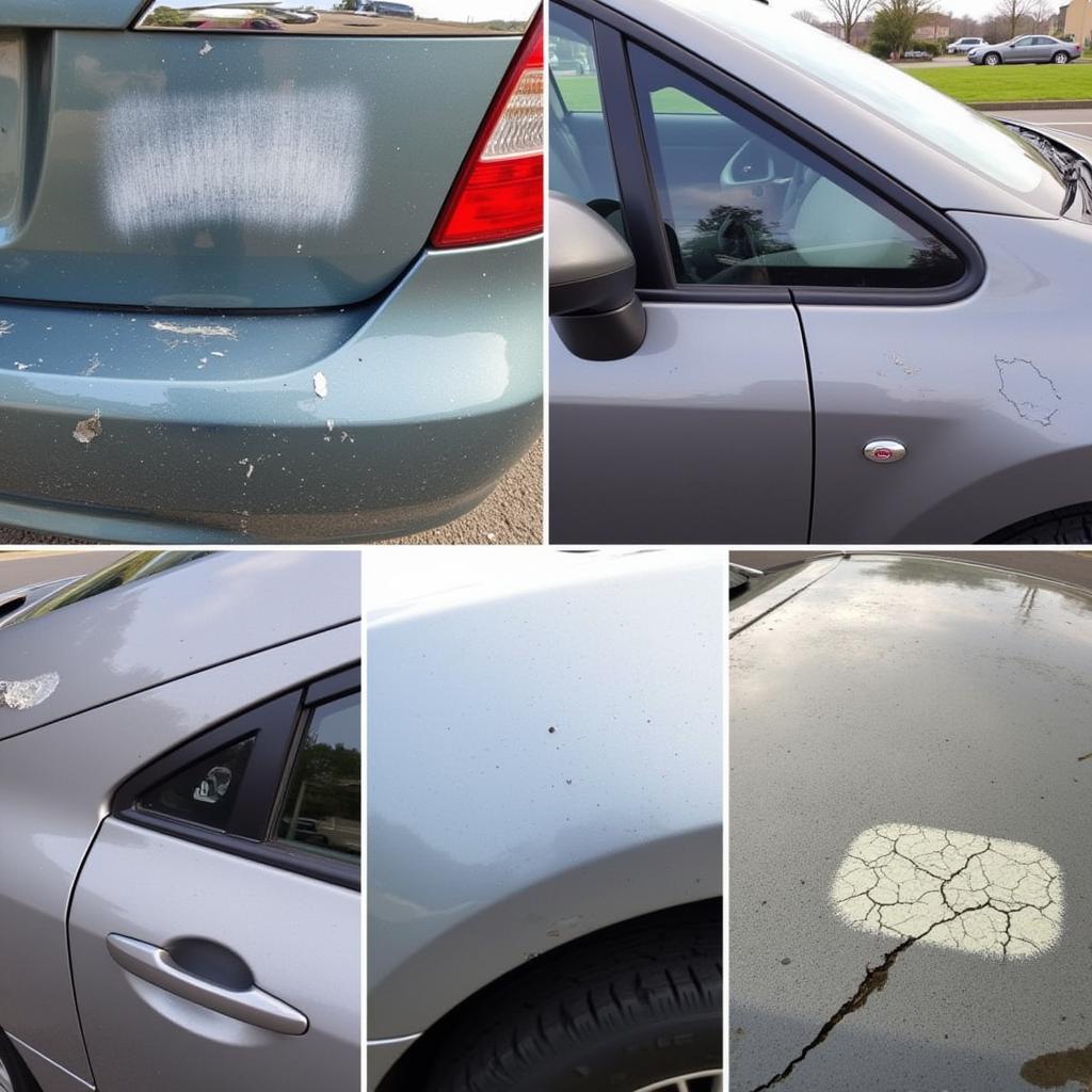 Types of Car Paint Damage in Dunfermline