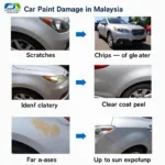 Types of Car Paint Damage in Malaysia