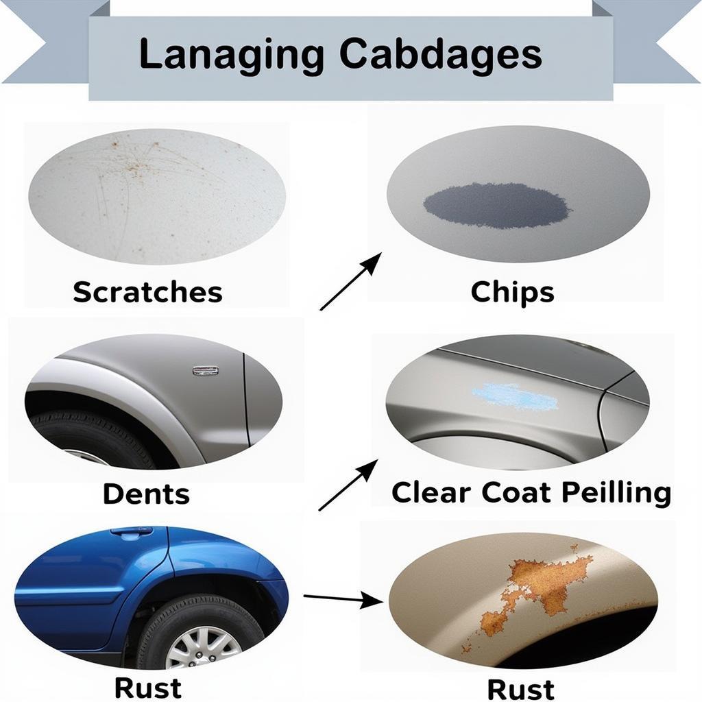 Types of Car Paint Damage in Northwich