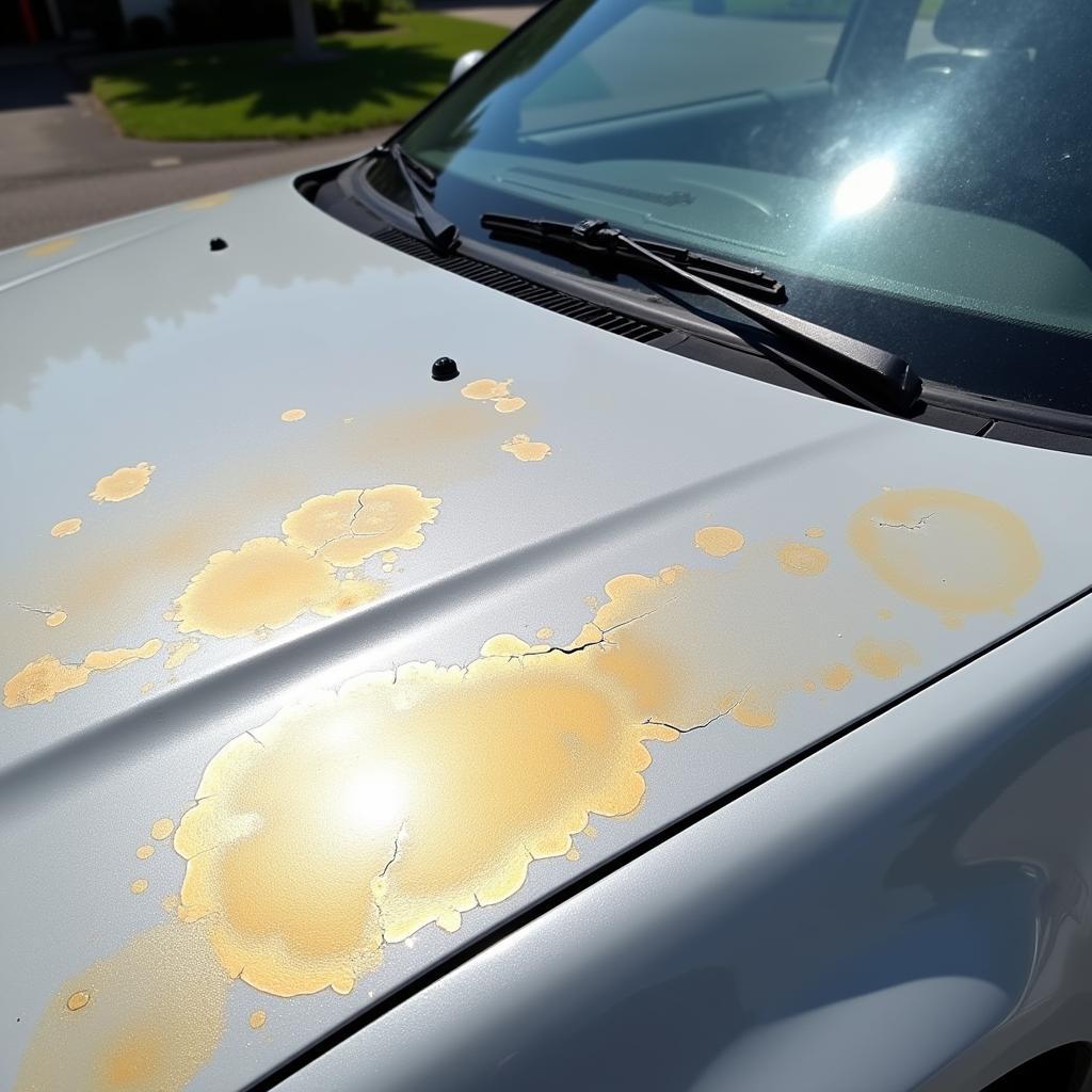 Car Paint Damaged by UV Rays