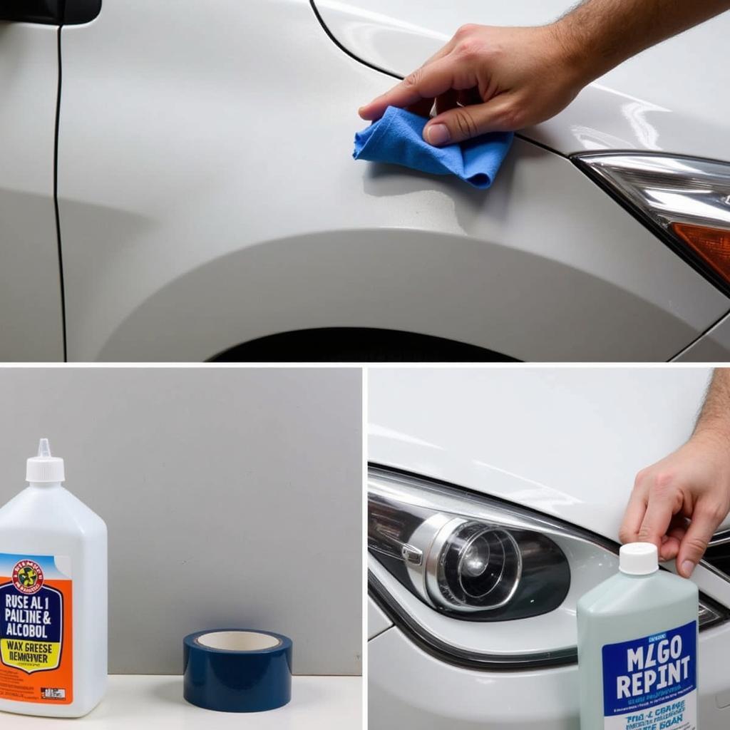 Car Paint DIY Repair Preparation Steps