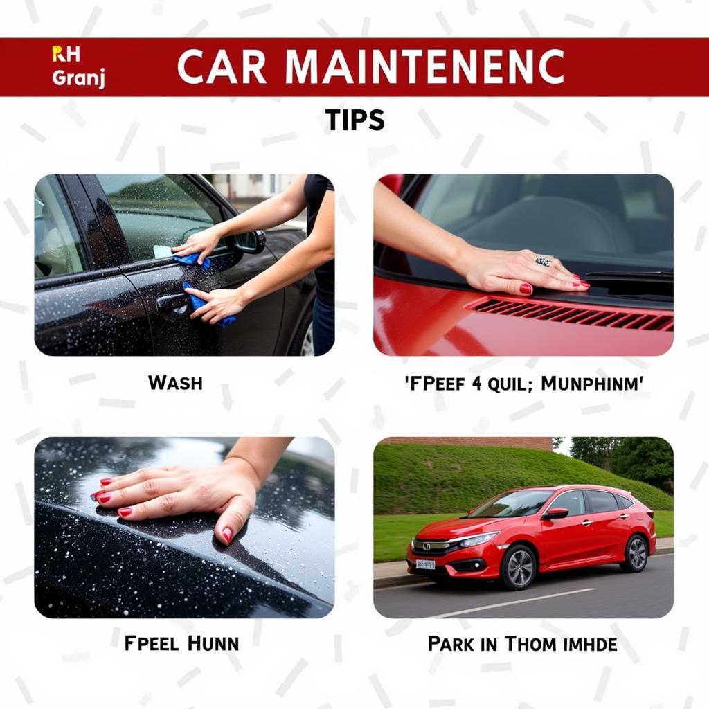 Tips for maintaining car paintwork