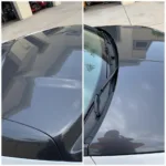 Applying car paint protection film to a car hood