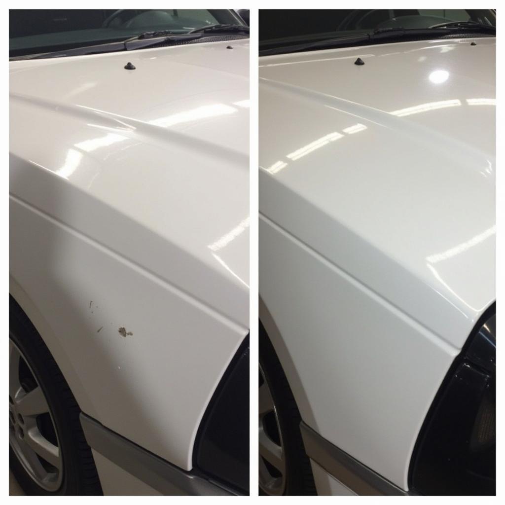 Car Paint Repair Before and After