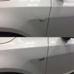 Car Paint Repair Bicester: Example of a Scratch Repair