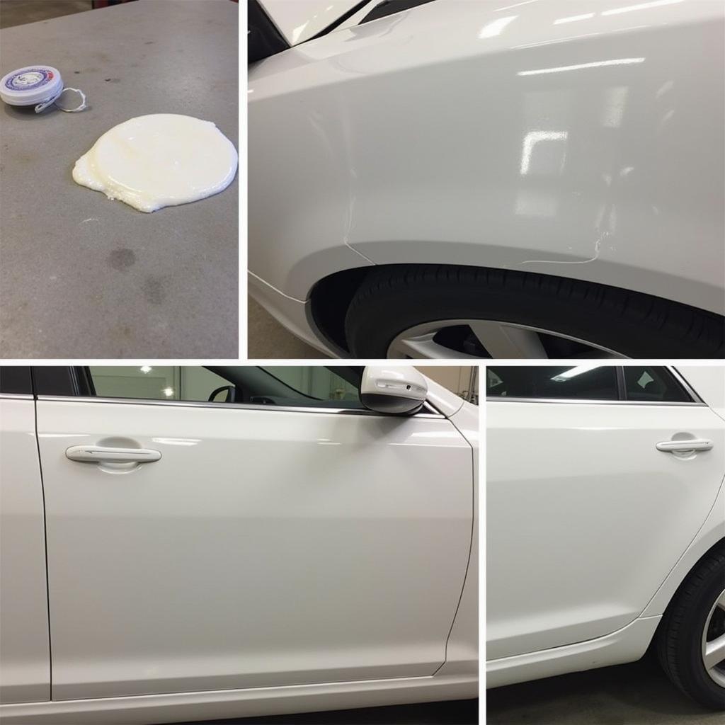 Car Paint Repair Blending Process