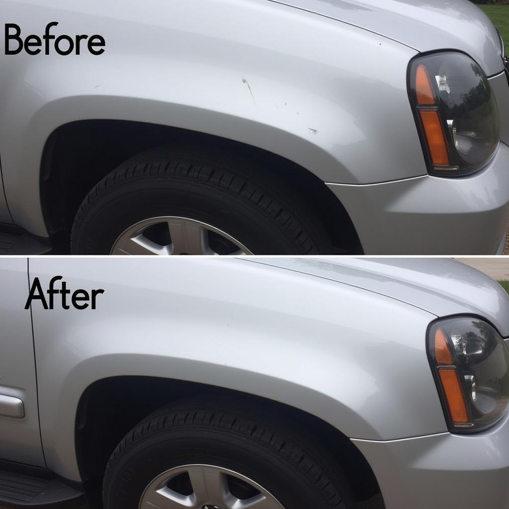 Car Paint Repair DC: Spot Repair Example