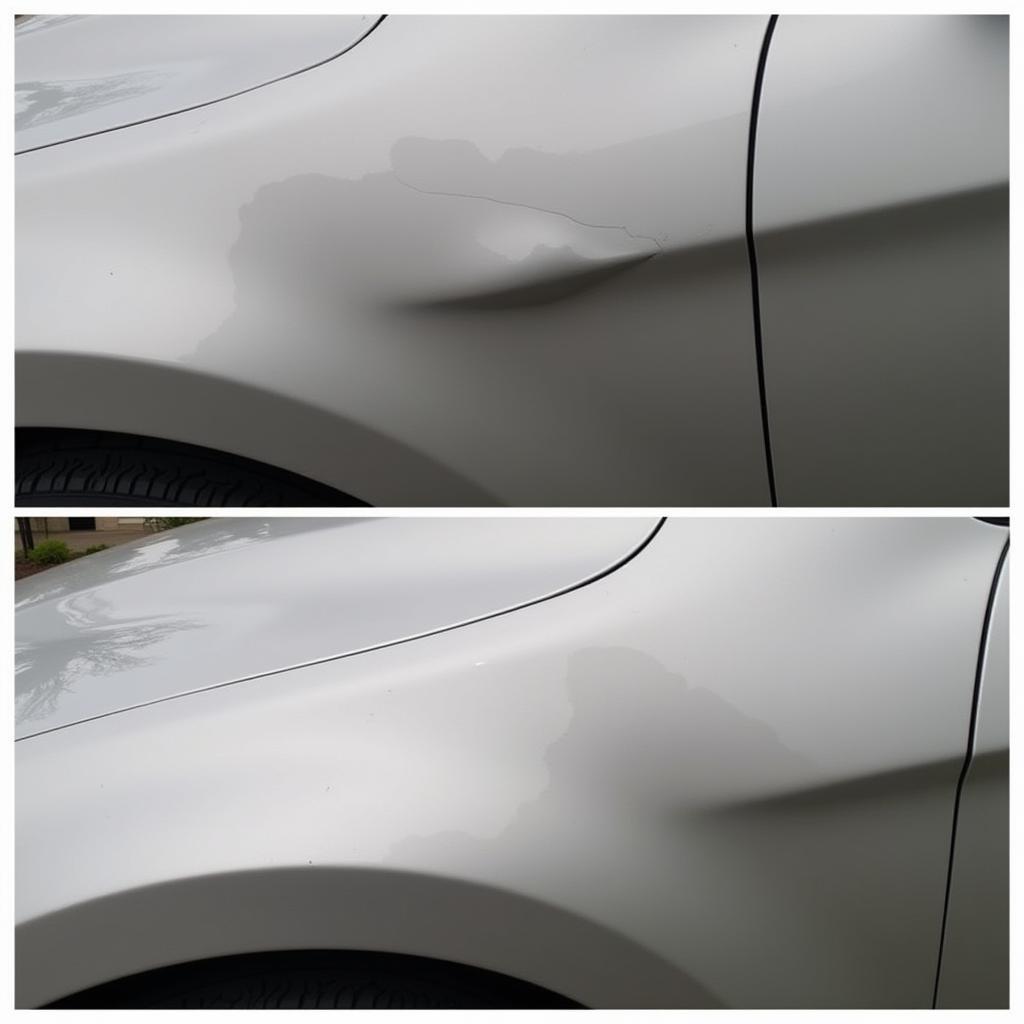 Finished car paint repair in East Kilbride